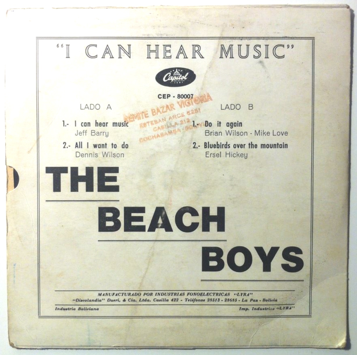 Beach Boys on 45 - Bolivia